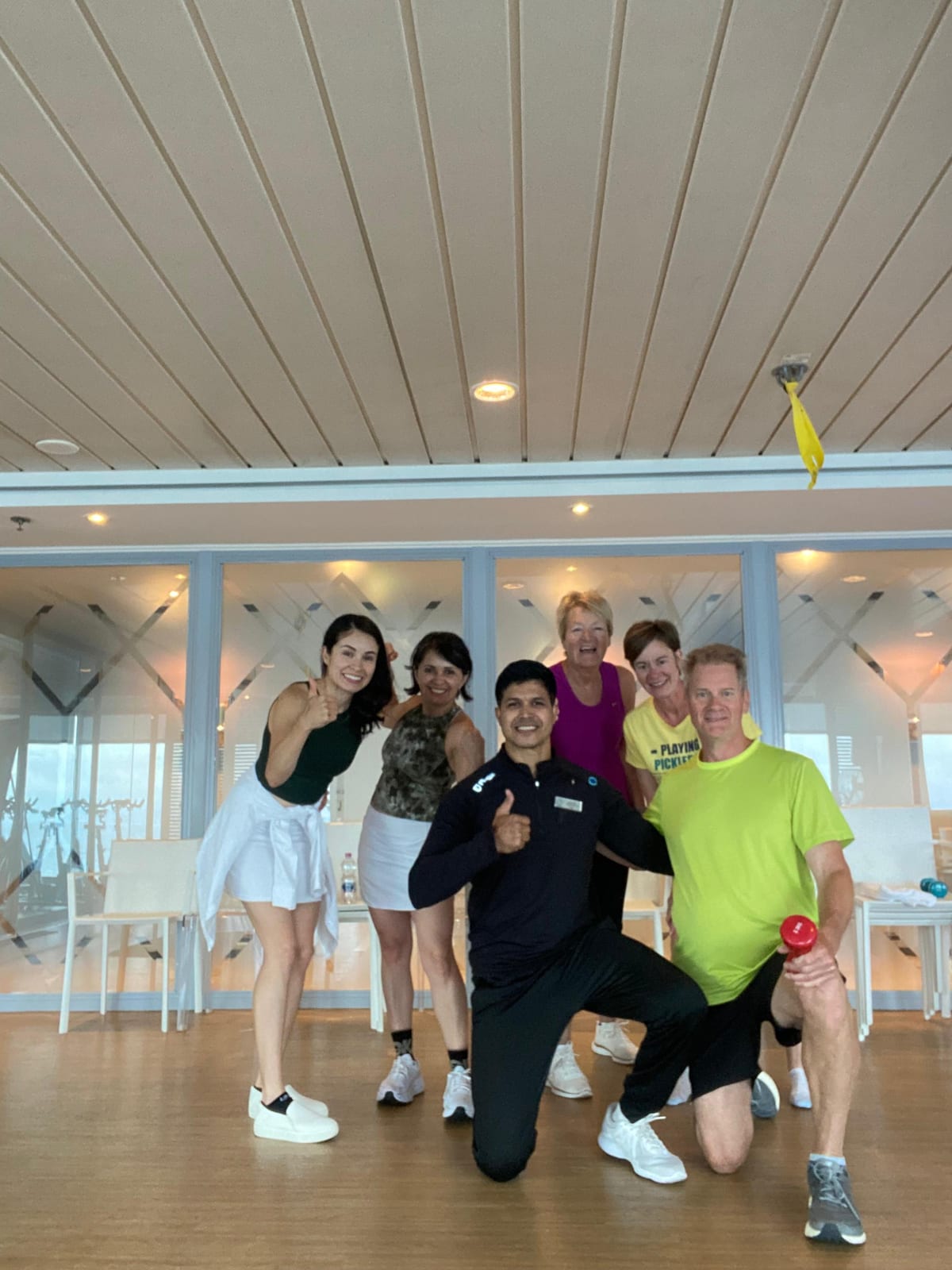 Bassam Mallick — A fun group photo after a workout