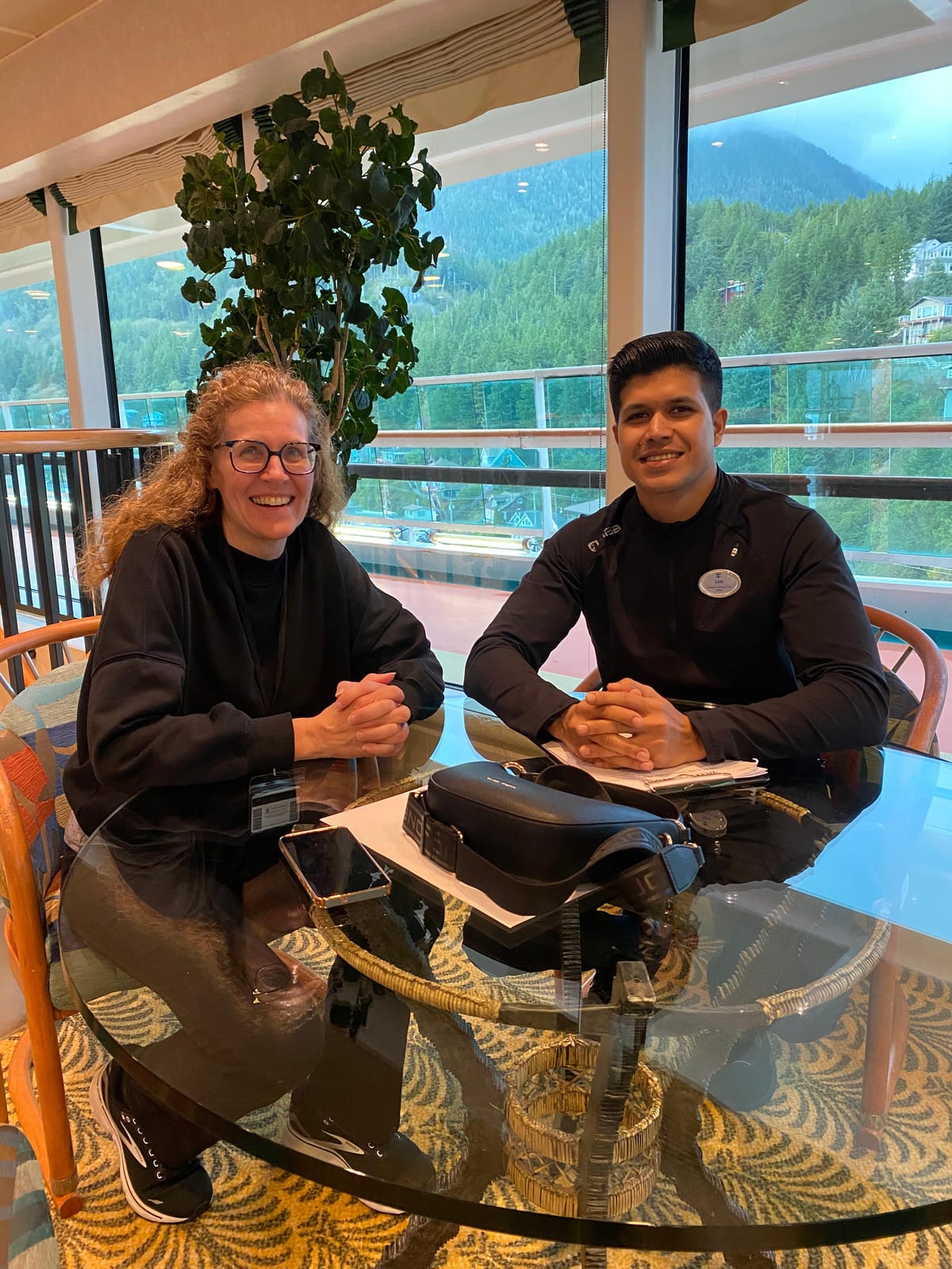 Bassam Mallick — A nutrition consultation with a scenic view