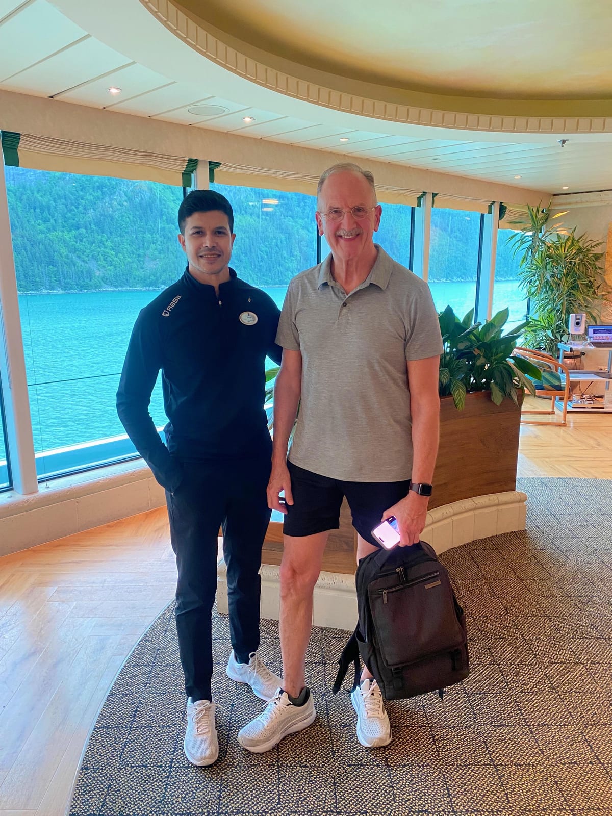 Bassam Mallick — Greeting a guest with mountain views